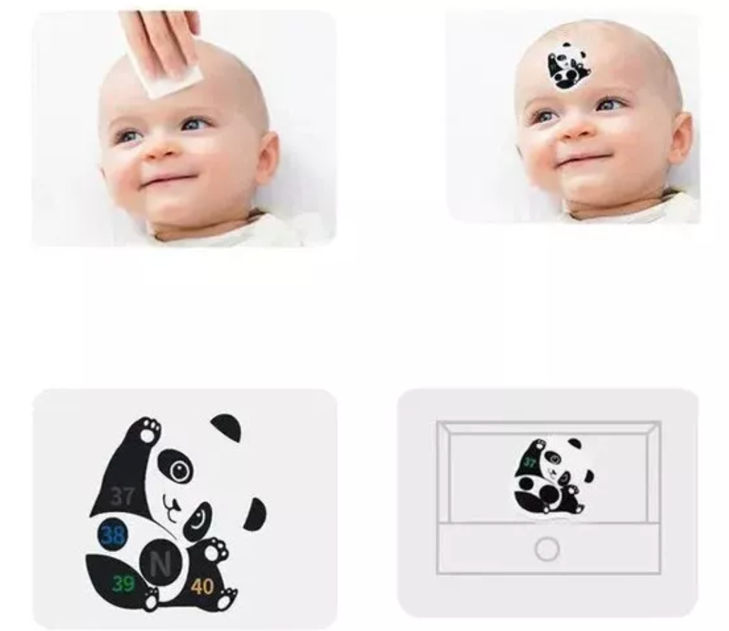 Medidor De Fiebre Niños Bebes Sticker